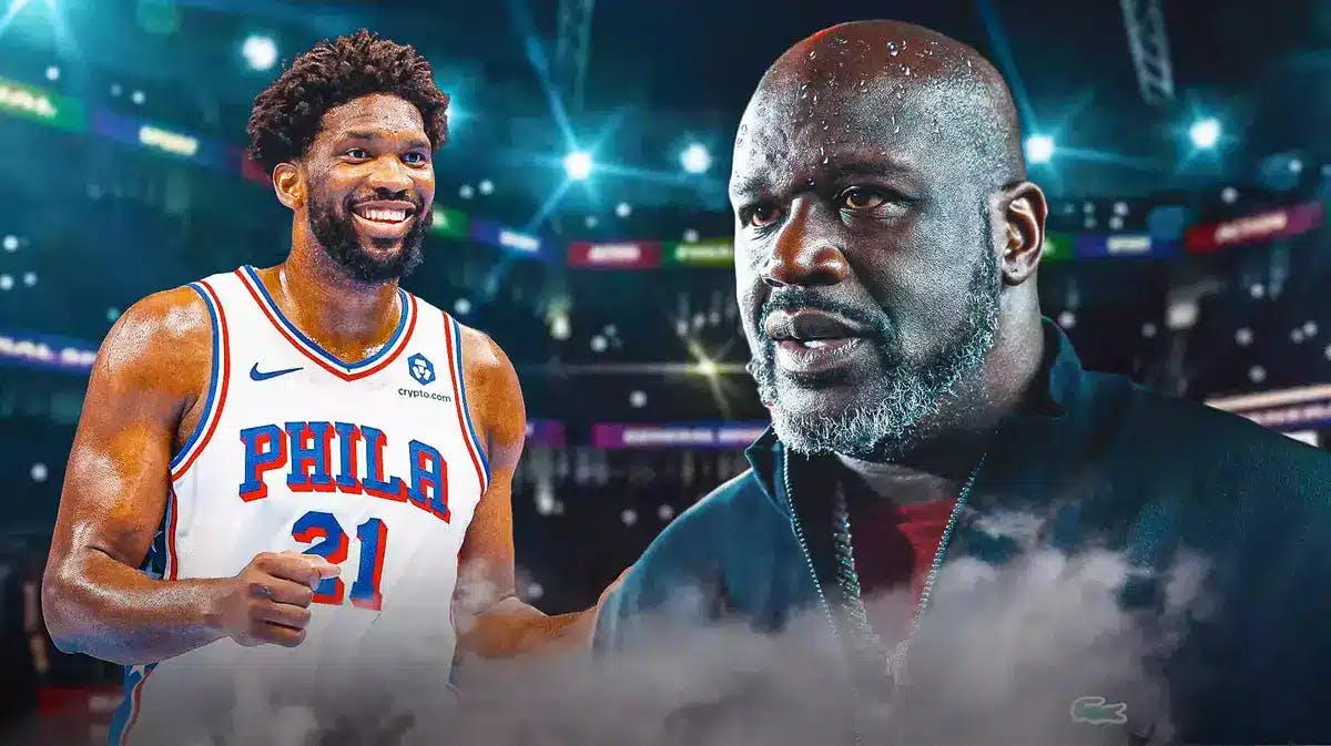 Shaquille O'Neal and Nikola Jokic got surpassed by Embiid on Thursday