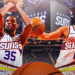 Suns stars Kevin Durant and Devin Booker