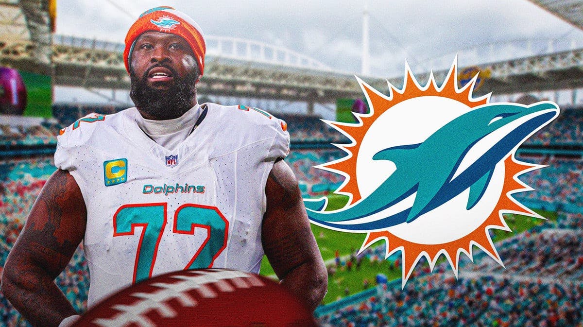 The Dolphins lost left tackle Terron Armstead to an injury against the Commanders