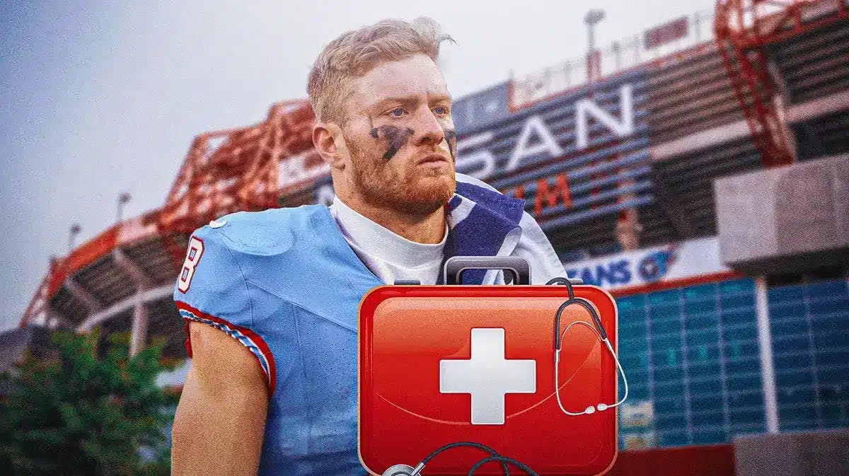 Titans QB Will Levis likely suffered a sprained ankle in OT vs Texans