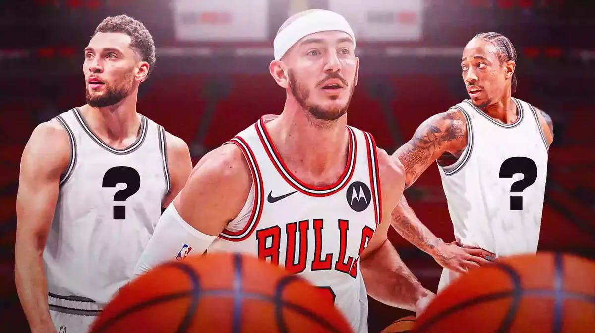 Bulls trade deadline predictions featuring Zach LaVine, DeMar DeRozan, Nikola Vucevic, and Alex Caruso