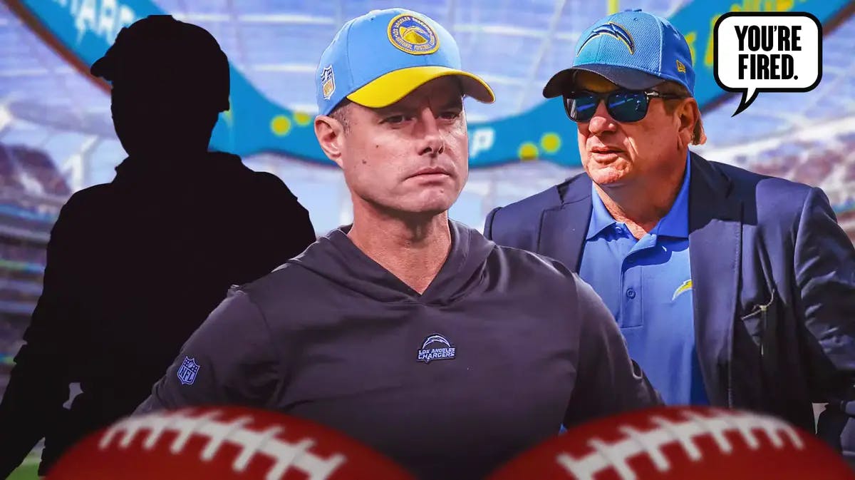 Chargers owner Dean Spanos telling Brandon Staley and a mystery coach they're fired