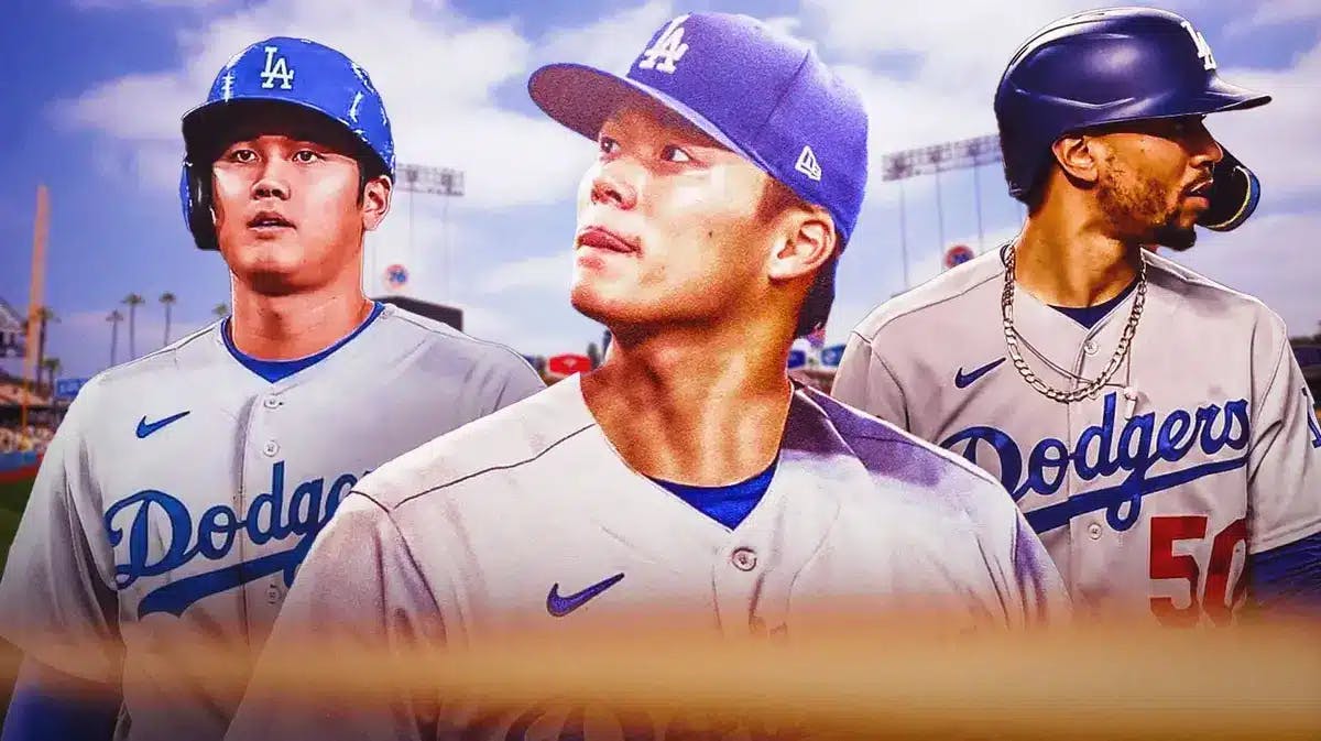 Dodgers Yoshinobu Yamamoto, Shohei Ohtani, and Mookie Betts after MLB Free Agency