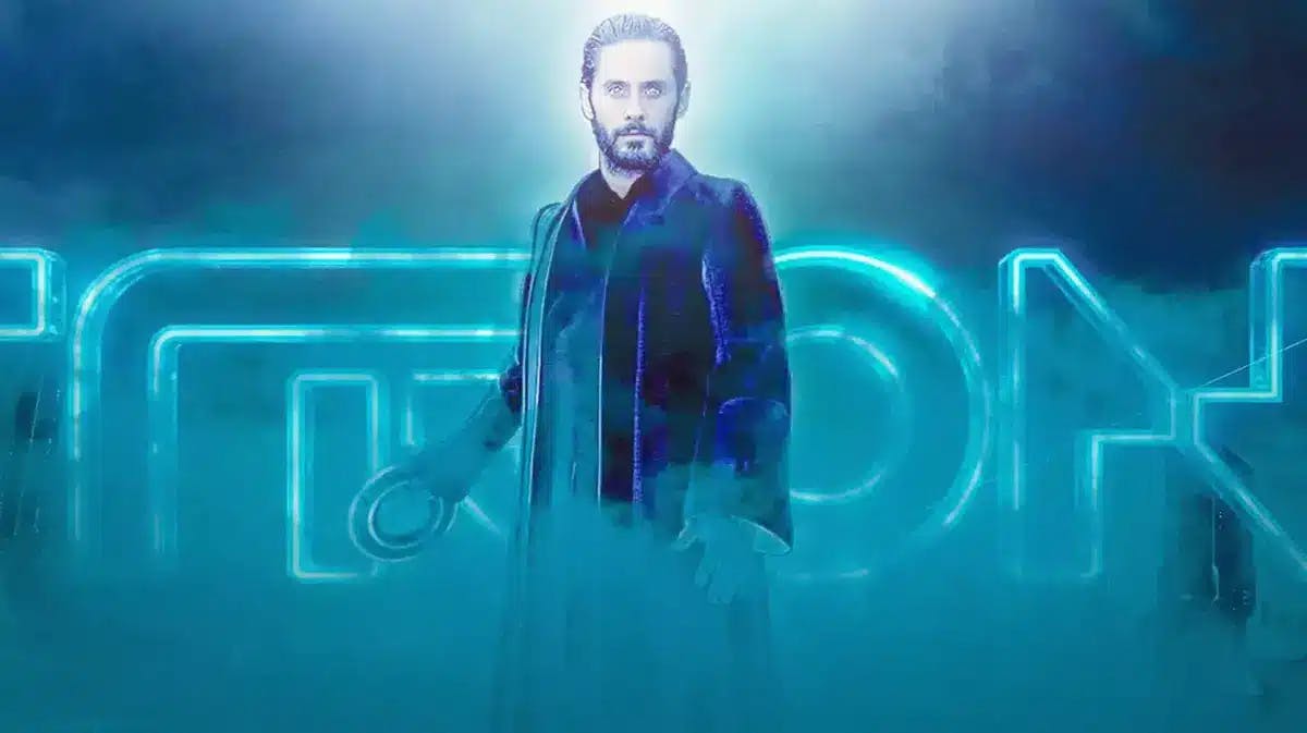 Jared Leto and Tron image.