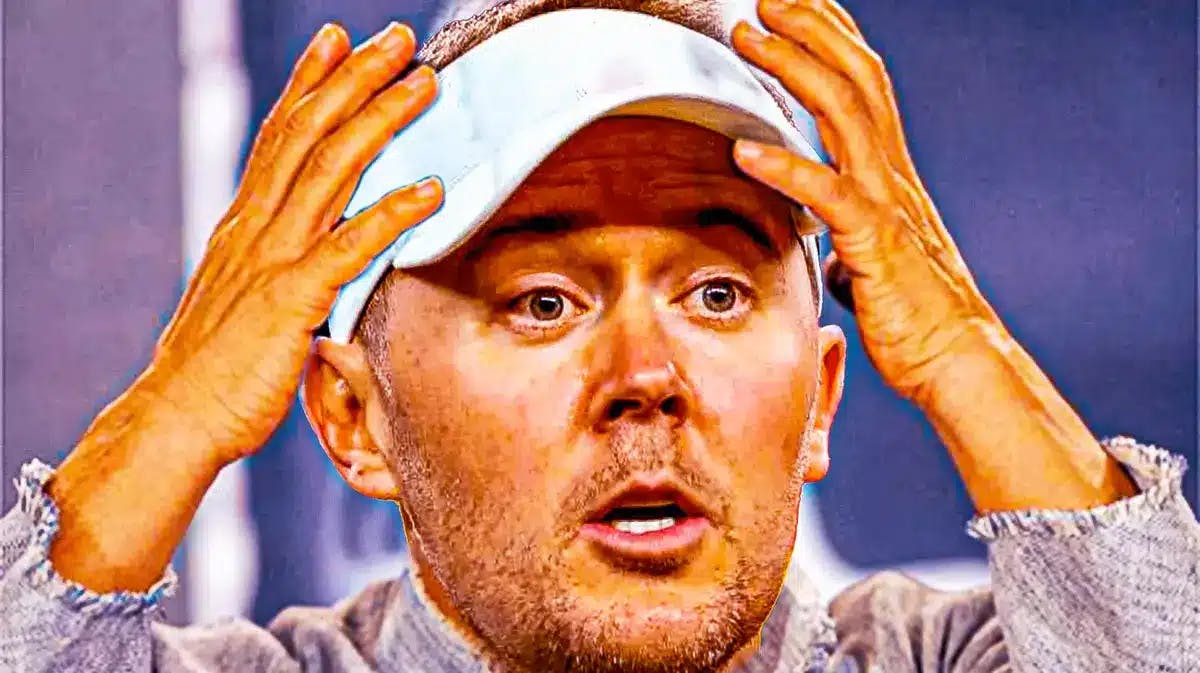 Lincoln Riley as the Jackie Chan meme