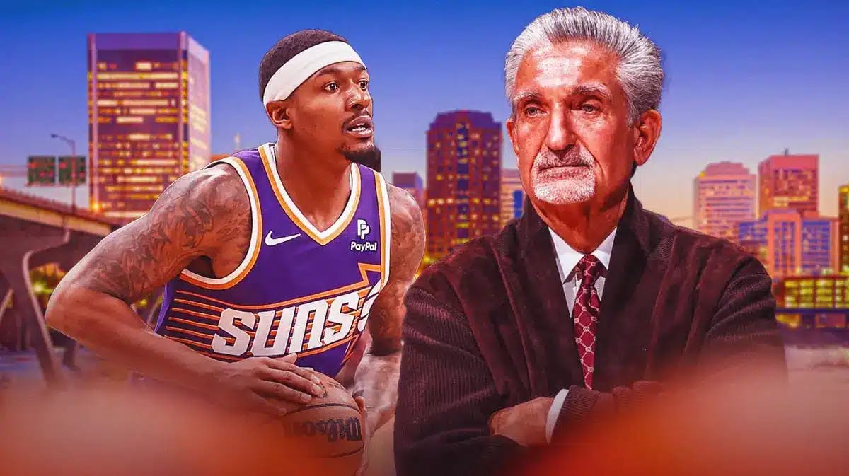 Suns Bradley Beal with Wizards Ted Leonsis amid Virginia relocation rumors