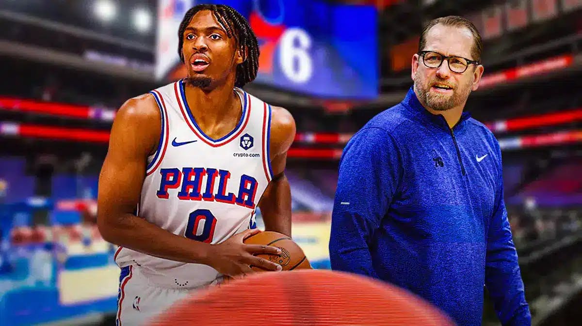76ers' Tyrese Maxey and Nick Nurse