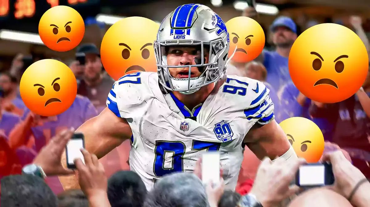 Aidan Hutchinson, Lions fans. Angry emojis all around