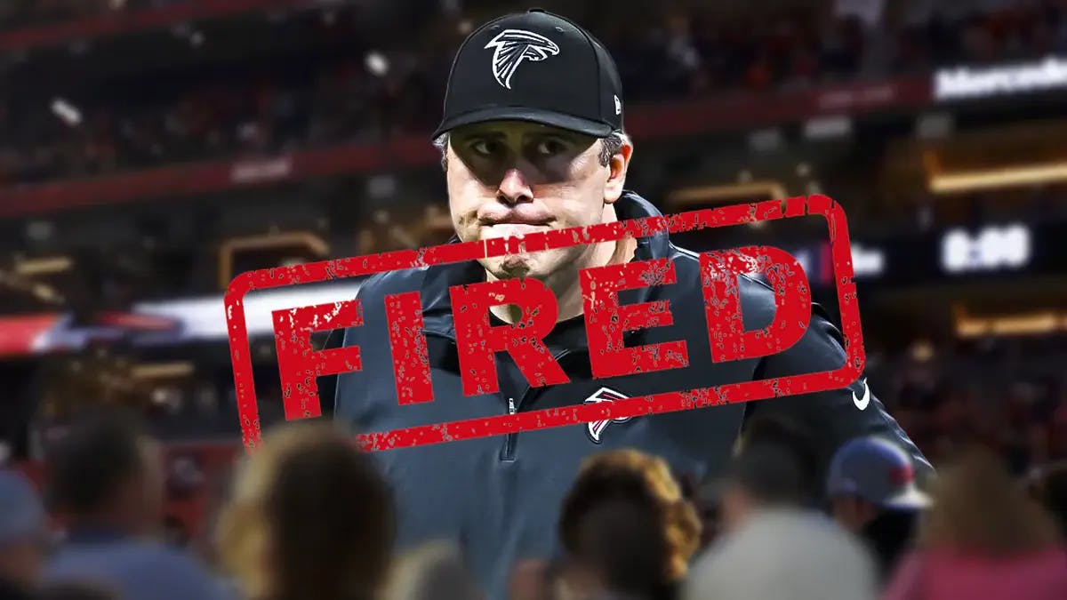 Falcons head coach Arthur Smith after being fired.