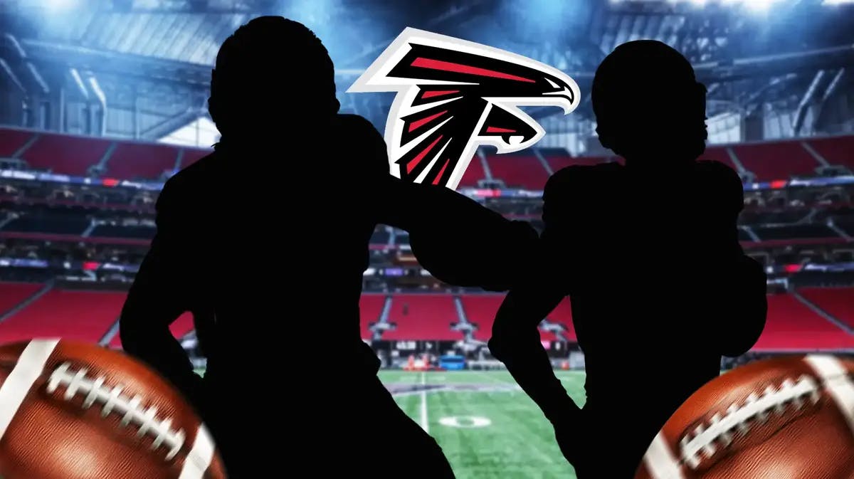Falcons logo with two missing players