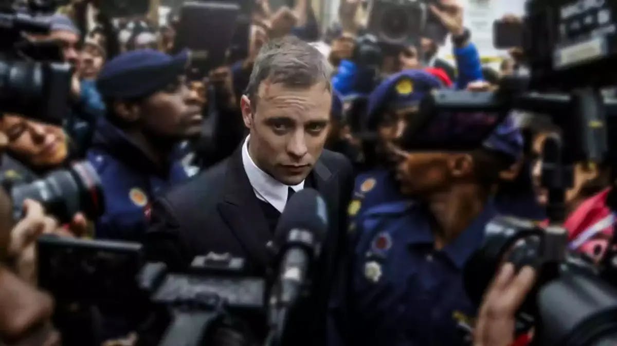 Oscar Pistorious being released from prison