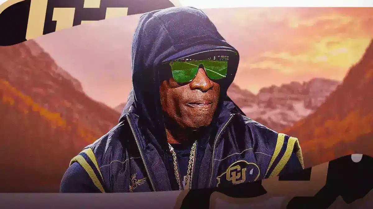 Colorado football's Deion Sanders stands in the mountains and reacts to Shiloh, Shedeur, and Deion Jr's mansion gift