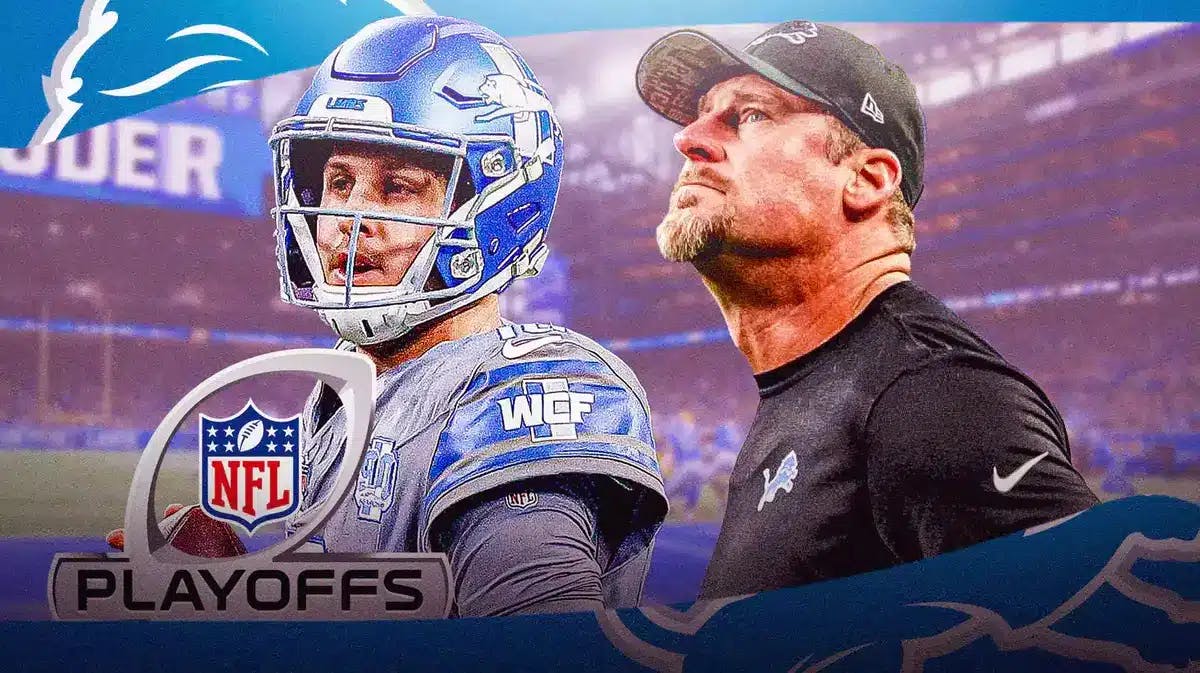 Jared Goff, Dan Campbell, Lions, Wild Card