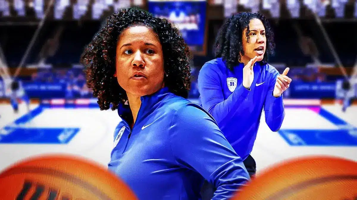 Duke women’s basketball coach Kara Lawson