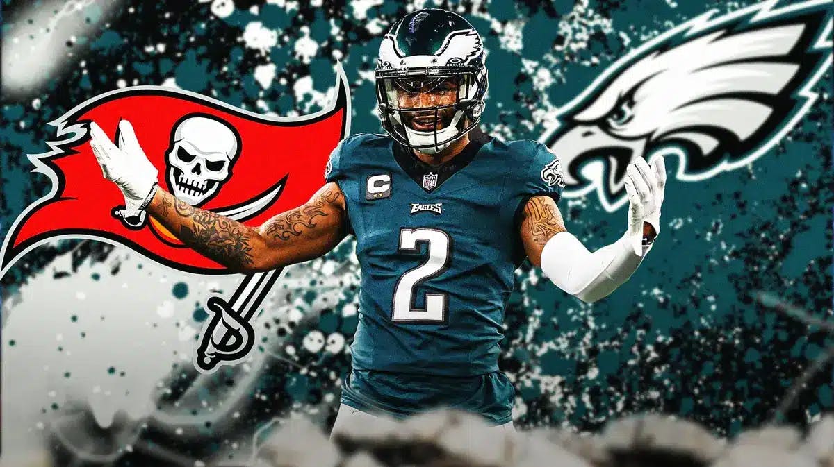Buccaneers players provided support for injured Eagles cornerback Darius Slay after his scary injury during the NFC Wild Card matchup.