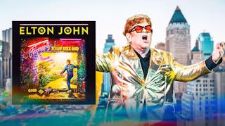 Farewell Yellow Brick Road poster, Elton John