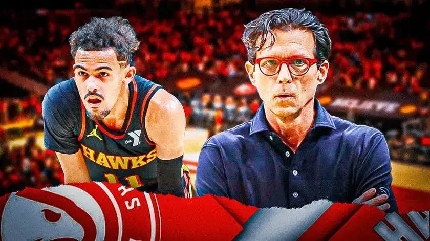 Hawks' Trae Young an Quin Snyder