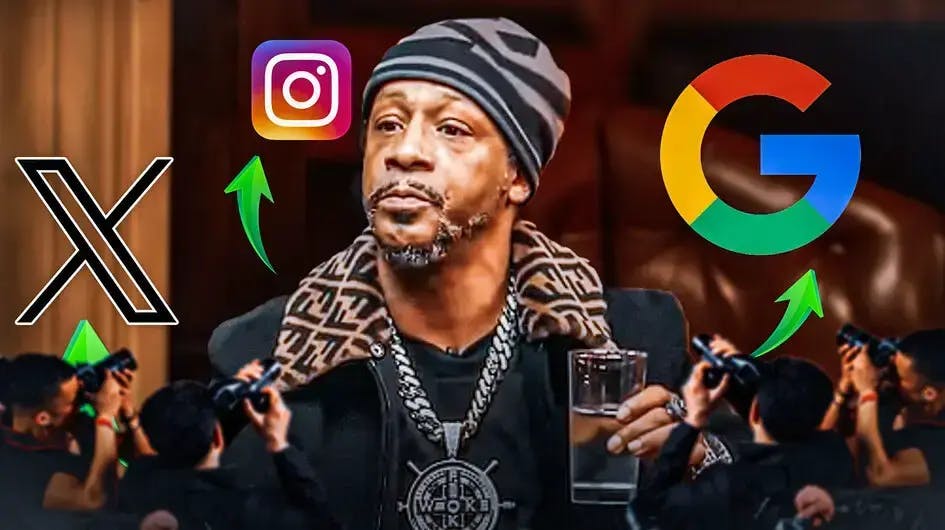 According to Booking Agent Info, Katt Williams's interview on Shannon Sharpe's Club Shay-Shay podcast boosted his social and digital numbers.