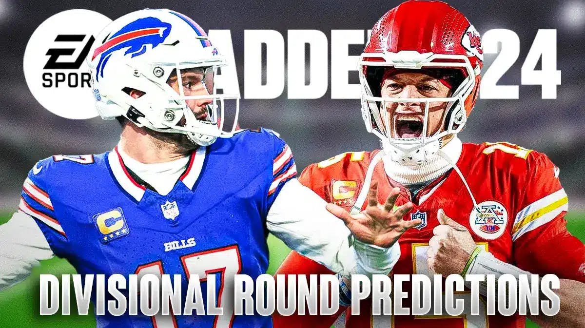 Madden 24 Simulates - NFL Divisional Predictions - Bills Advance - Josh Allen