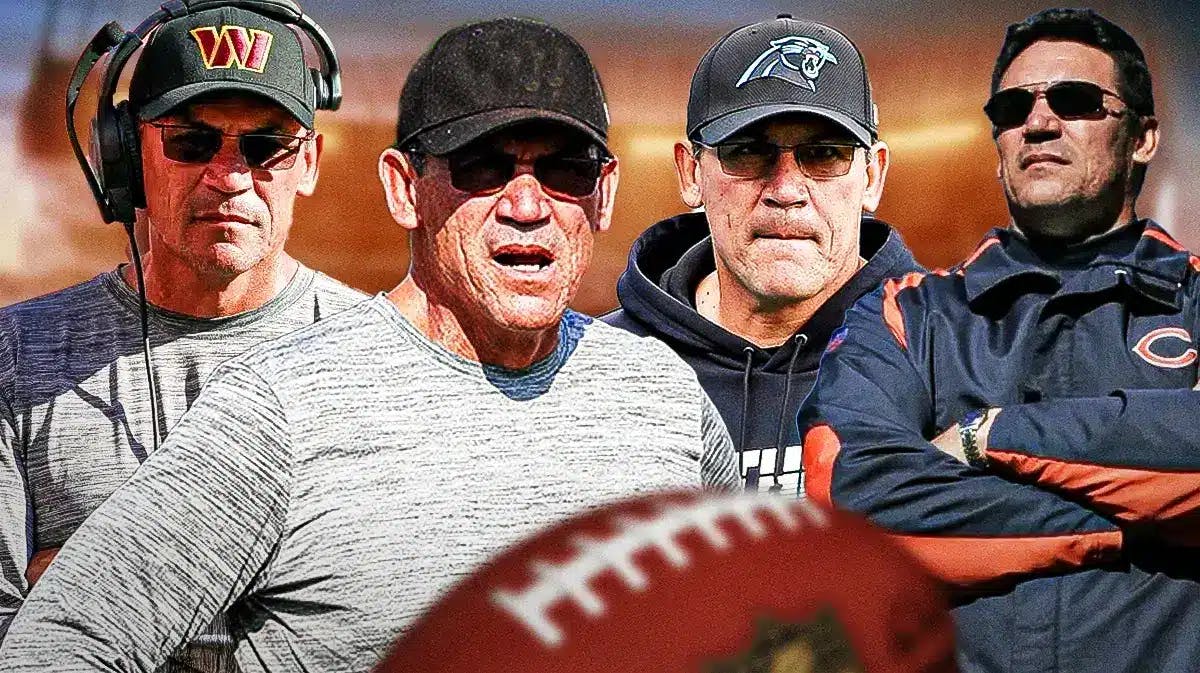 Ron Rivera as coach of the Commanders, Panthers, and Bears