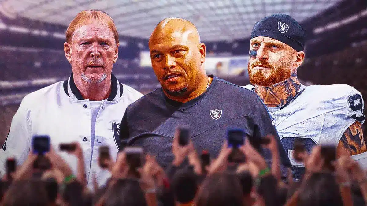 Raiders Mark Davis, Antonio Pierce, and Maxx Crosby after NFL Playoffs hopes came to an end