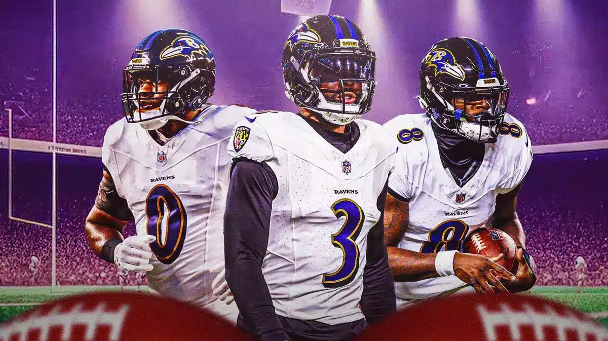 Baltimore Ravens trio of Roquan Smith, Lamar Jackson, and Odell Beckham Jr.