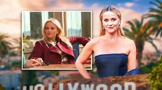 Reese Witherspoon and scene from Big Little Lies.