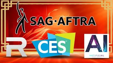 SAG-AFTRA presents AI voice agreement with Replica Studios at CES