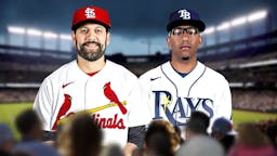 Cardinals' Andrew Kittredge and Rays' Richie Palacios
