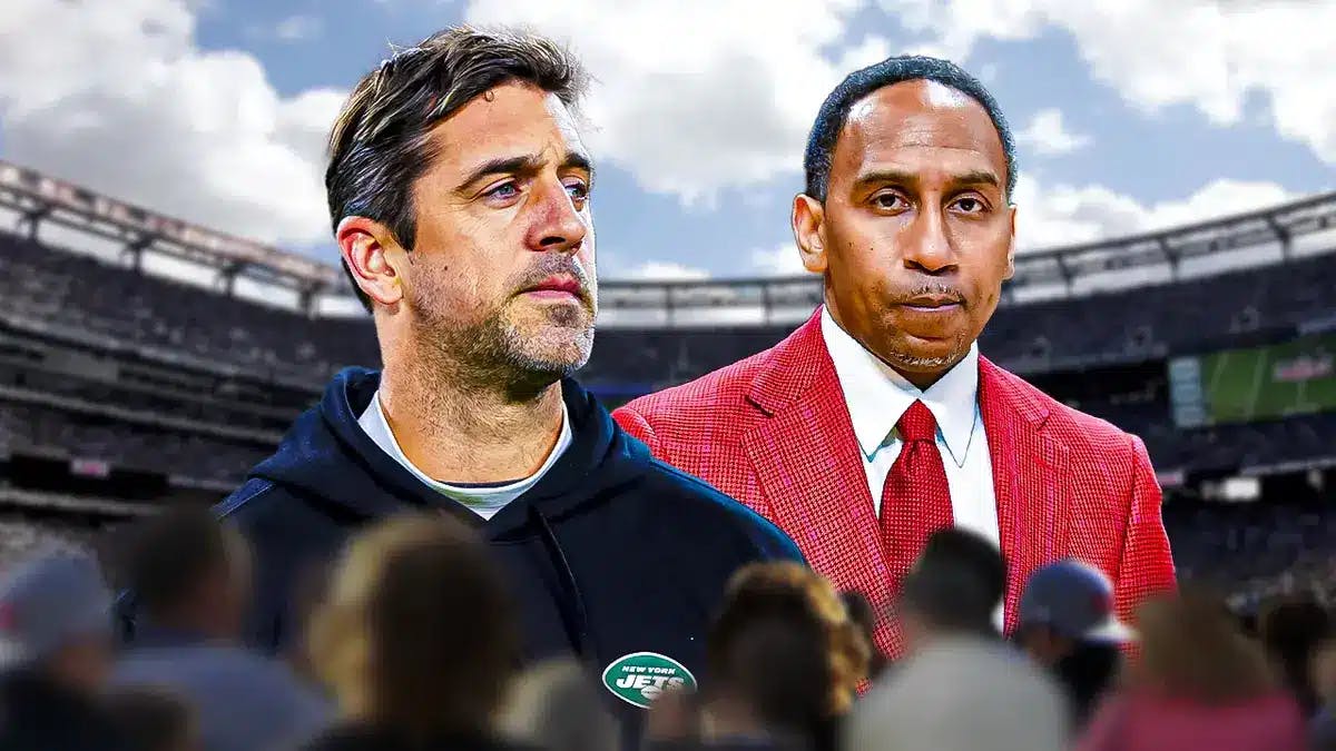 Stephen A. Smith disagreed with Jets QB Aaron Rodgers after his comments toward Jimmy Kimmel about Jeffrey Epstein's associate list.