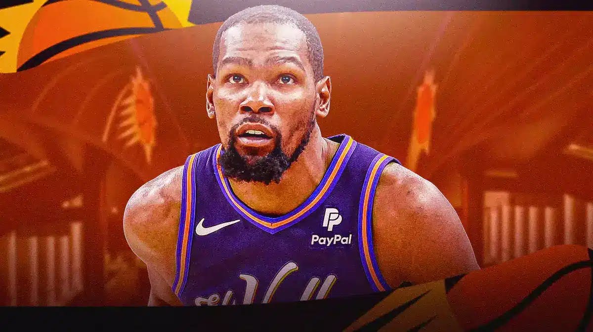 Suns' Kevin Durant looking serious
