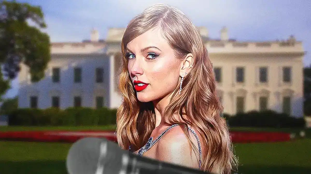 Taylor Swift at the White House.