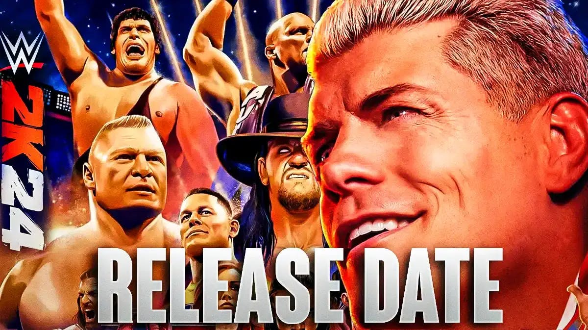 WWE 2K24 Release Date Gameplay Story and Trailer featuring cover art