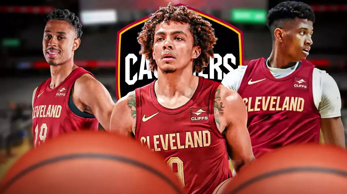 Craig Porter Jr., Zhaire Smith, and Jarrett Culver with a Cavs logo as the background