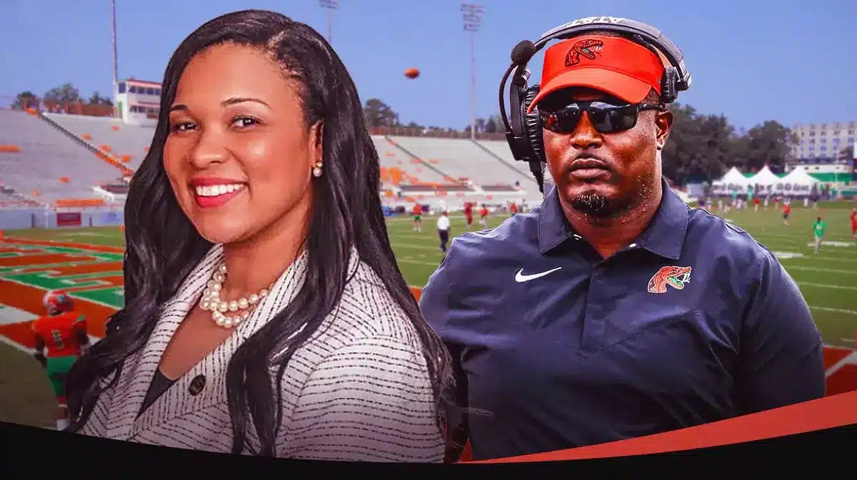 Florida A&M (FAMU) athletic director Tiffani Dawn-Sykes held a Zoom press conference to announce the departure of Willie Simmons