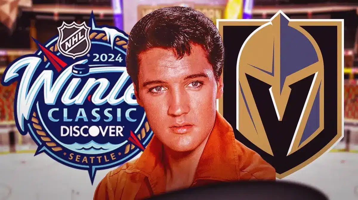 The Golden Knights made the late Elvis Presley proud with their entrance to the NHL Winter Classic before they faced the Kraken.