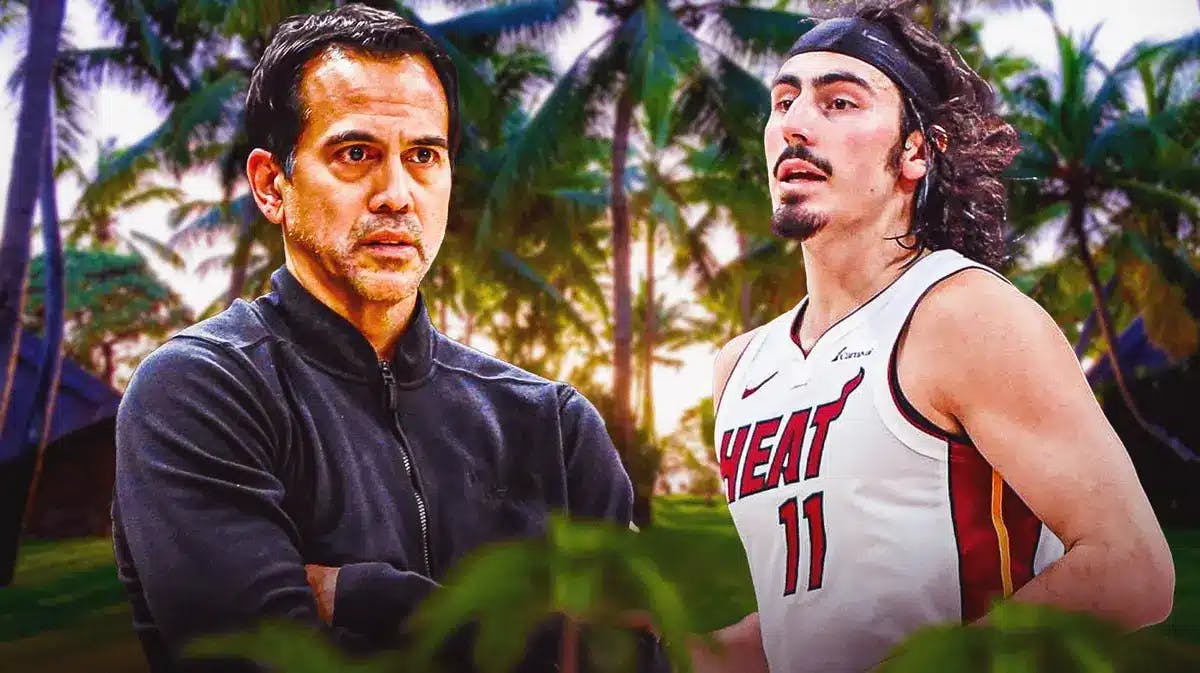 Erik Spoelstra had a lot to say about the team's rookie star.