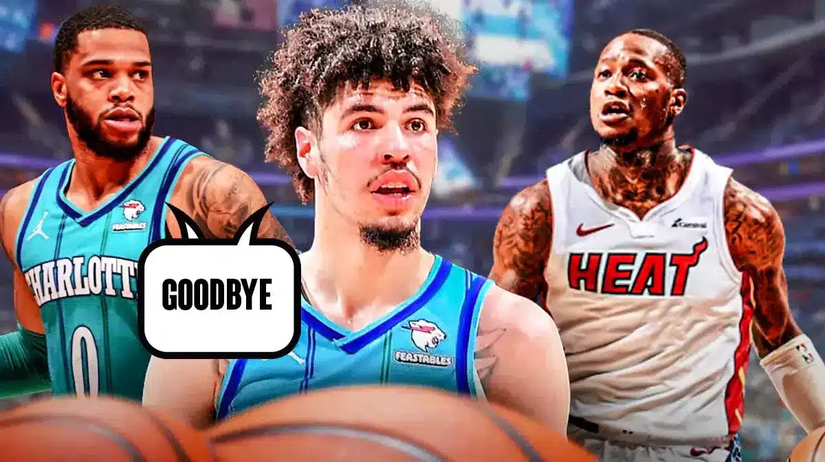Hornets LaMelo Ball and Miles Bridges say goodby to Terry Rozier