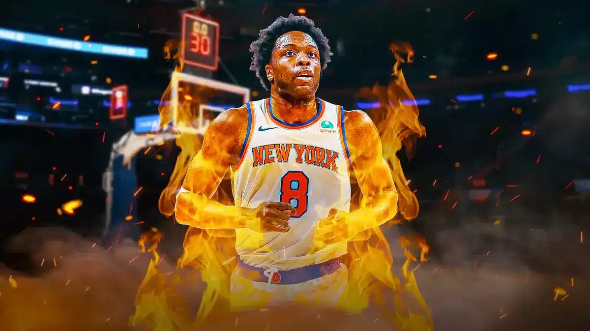 Knicks' OG Anunoby is on fire