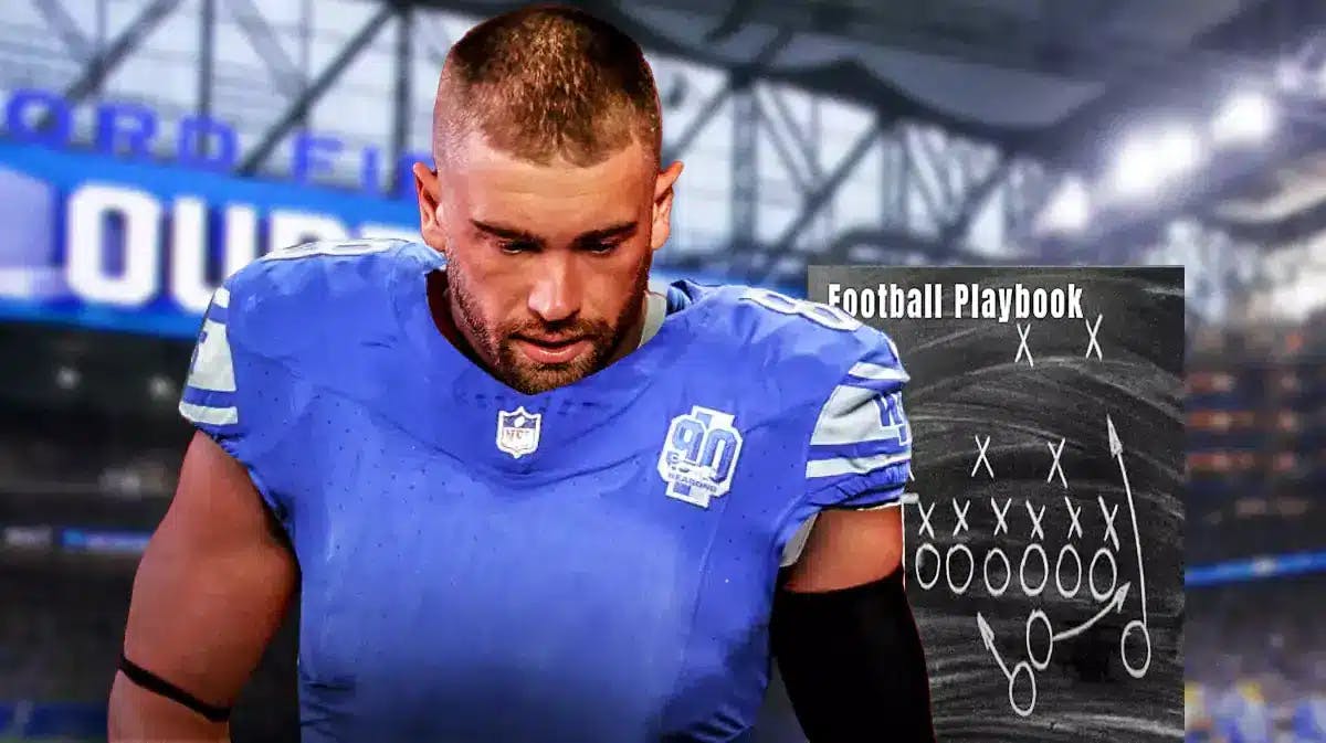 Lions' Zach Ertz is studying his playbook hard