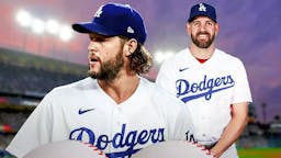 Clayton Kershaw, James Paxton in a Dodgers uniform