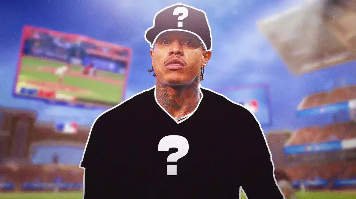 Marcus Stroman with a blank ? jersey