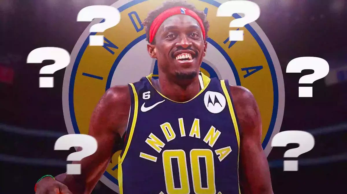 Pascal Siakam in a Pacers uniform