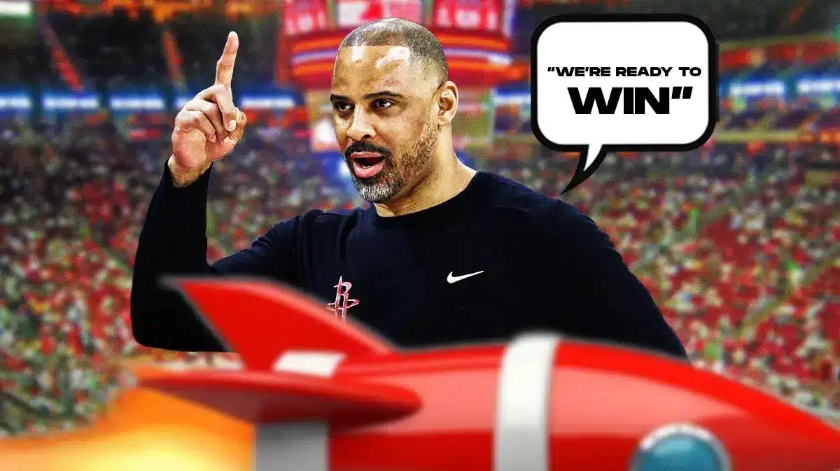 Ime Udoka saying “We’re ready to win” Rockets