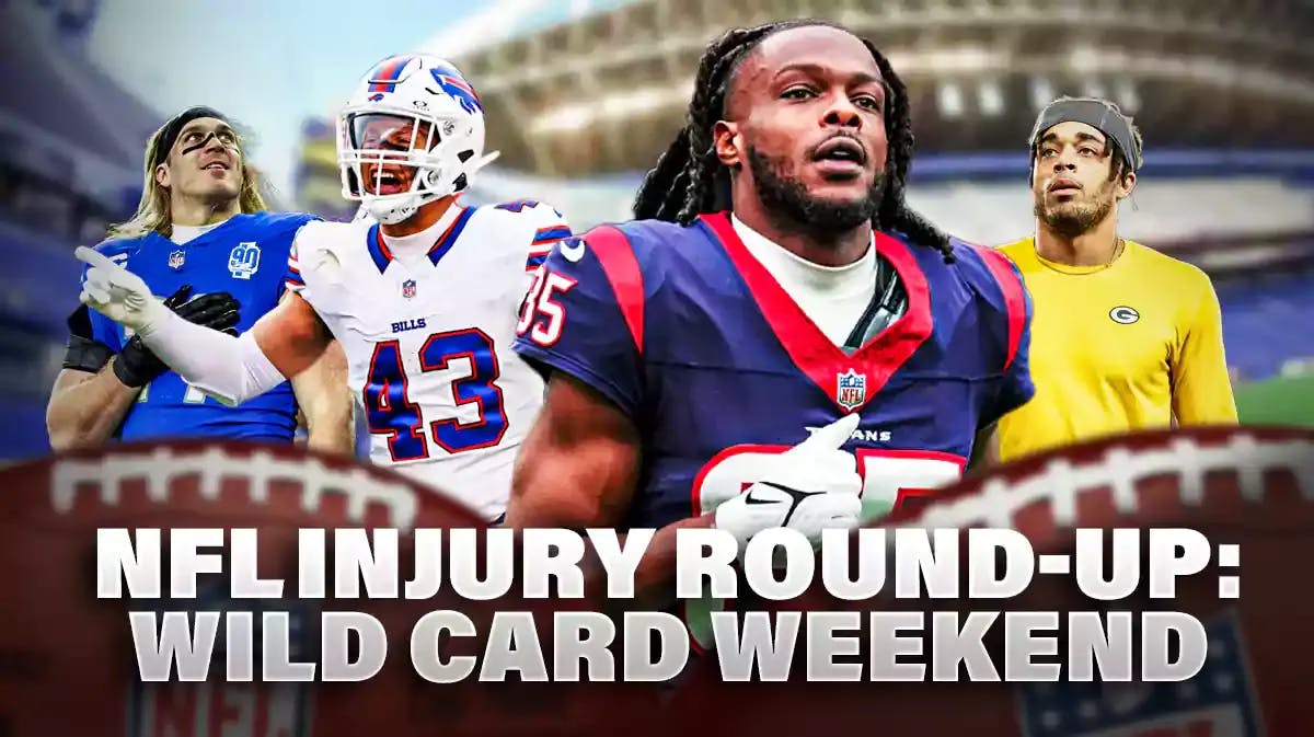 The NFL injury roundup after Wild Card Weekend includes updates for the Texans, Packers, Lions, and Bills heading into the Divisional Round.