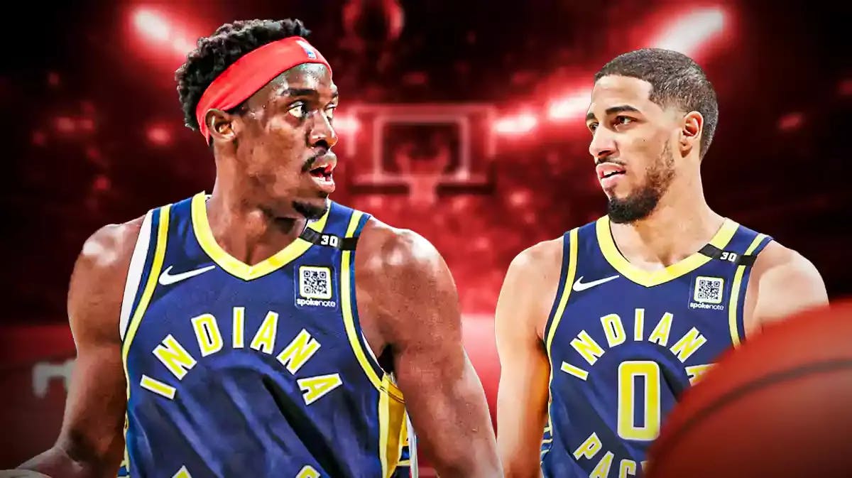 Pacers Pascal Siakam and Tyrese Haliburton