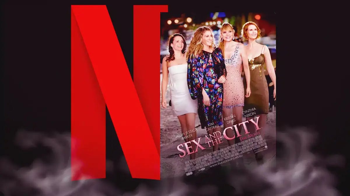 Sex and the City poster, Netflix logo