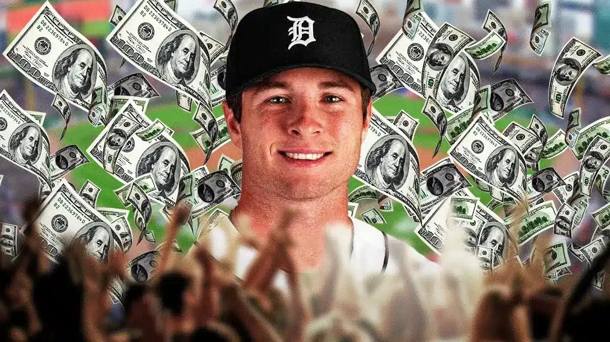 Tigers' Colt Keith surrounded by money