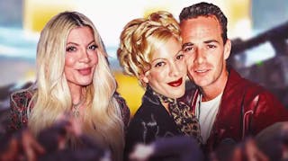 Tori Spelling, Madonna, and Luke Perry.