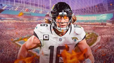 Jaguars' Trevor Lawrence with fire in his eyes